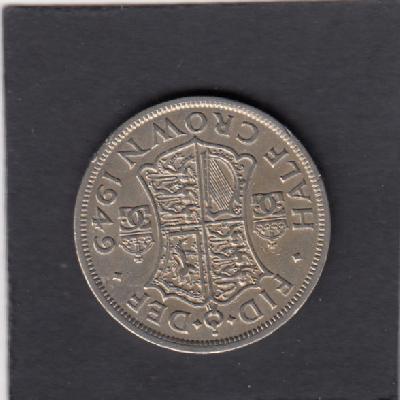 Beschrijving: 1/2 Crown  GEORGIUS VI